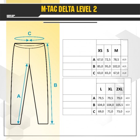 M-Tac fleece pants Delta Level 2